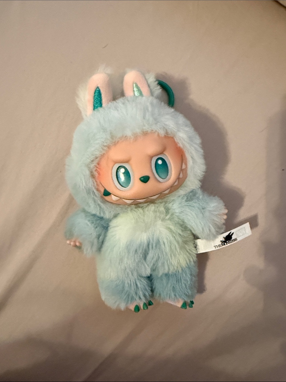 Plush Mint Green Labubu by pop mart
